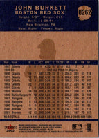 2002 Fleer Tradition Update John Burkett #U262