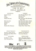 2012 Topps Allen & Ginter Cole Hamels #179