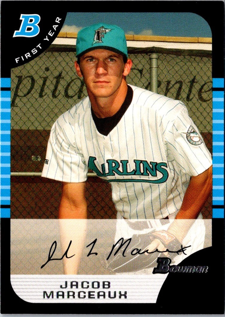 2005 Bowman Chrome Draft Picks & Prospects Jacob Marceaux