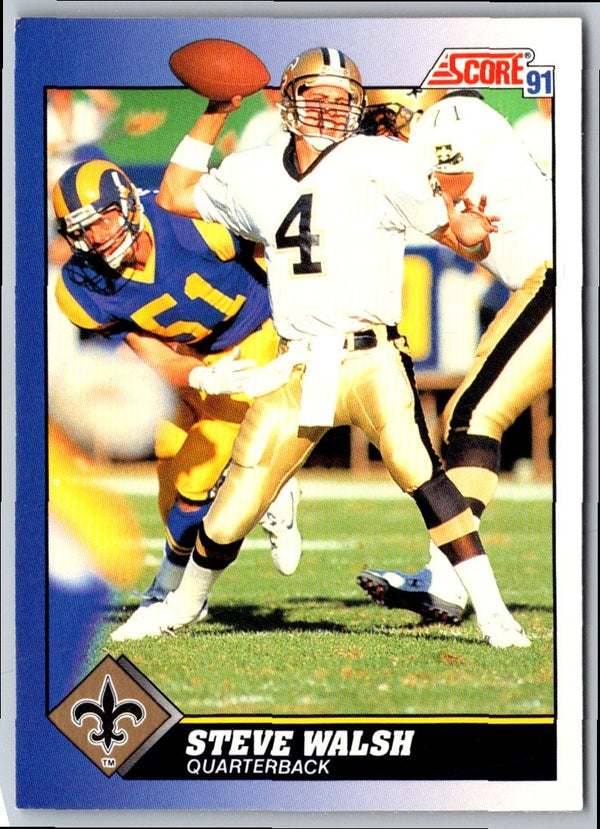 1991 Score Steve Walsh #60