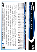 2012 Topps Brett Gardner #635
