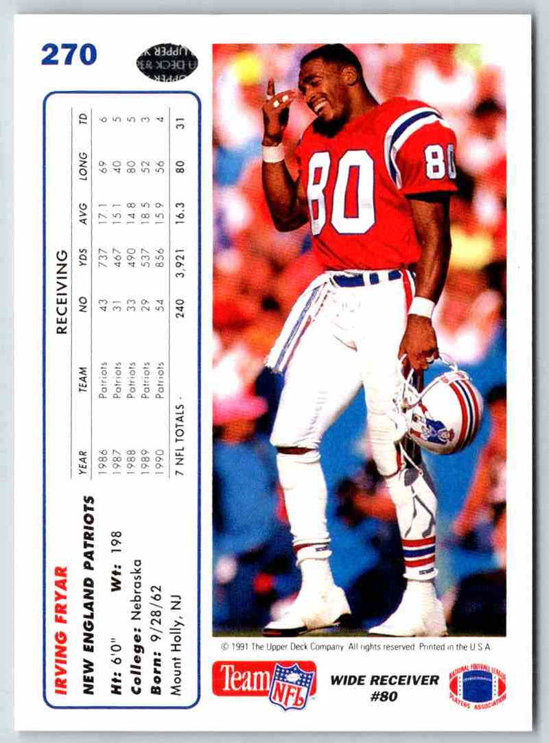 1991 Upper Deck Irving Fryar