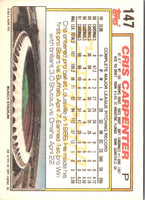 1992 Topps Cris Carpenter #147