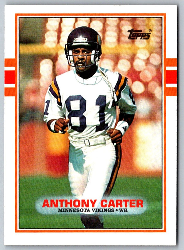 1989 Topps American/UK Anthony Carter #1