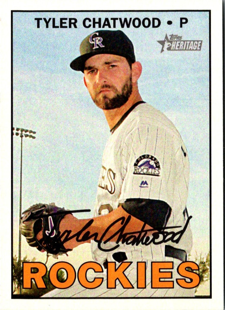 2016 Topps Heritage Tyler Chatwood