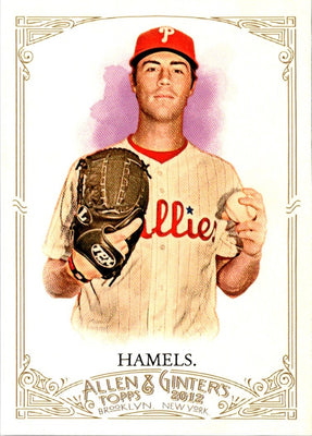 2012 Topps Allen & Ginter Cole Hamels #179