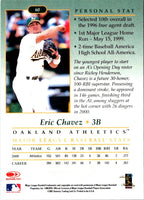 2001 Donruss Studio Eric Chavez #60
