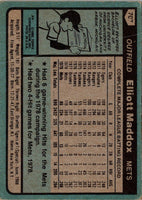 1980 Topps Elliott Maddox #707 NM-MT