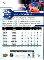 2016 Upper Deck Andrej Sekera #72
