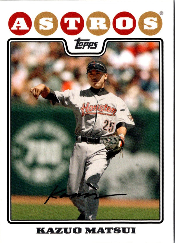 2008 Topps Kazuo Matsui #581