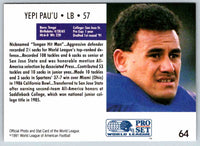 1991 Proset World League Yepi Pau'u #64