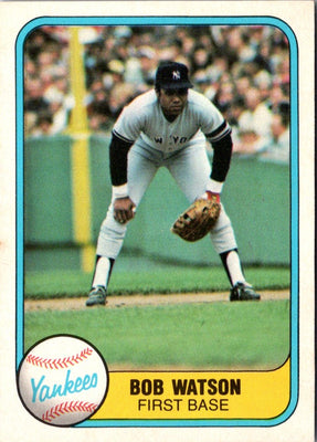 1981 Fleer Bob Watson #93