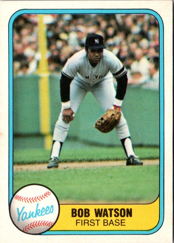 1981 Fleer Bob Watson #93