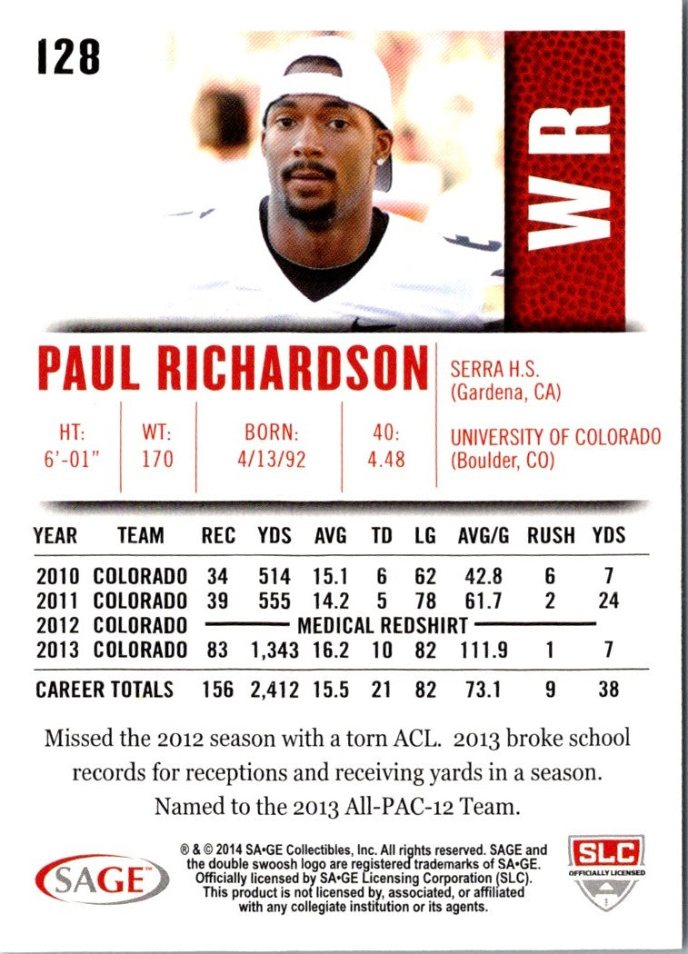 2014 SAGE HIT Paul Richardson