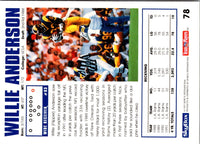 1992 SkyBox Impact Willie Anderson #78