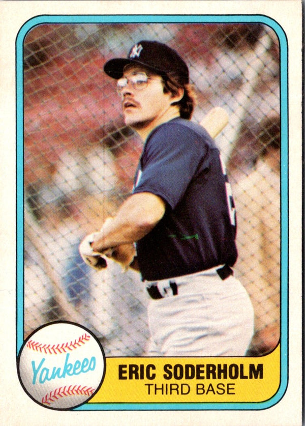 1981 Fleer Eric Soderholm #92