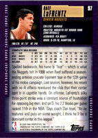 2000 Topps Raef LaFrentz #97