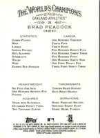 2012 Topps Allen & Ginter Brad Peacock #39 Rookie