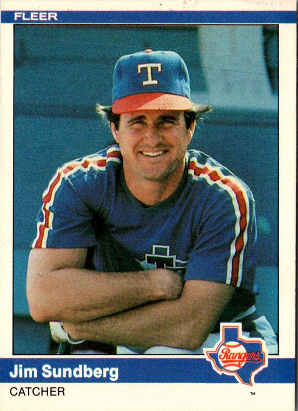 1984 Fleer Jim Sundberg #431