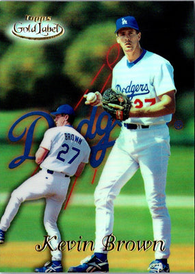 1999 Topps Gold Label Kevin Brown #48