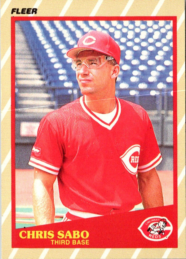 1989 Fleer SuperStars Chris Sabo #35