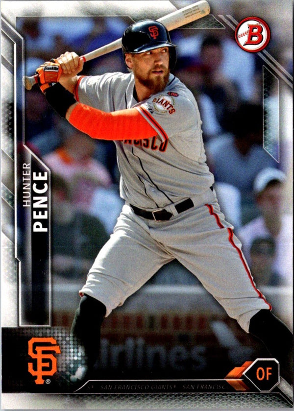 2016 Bowman Hunter Pence #116