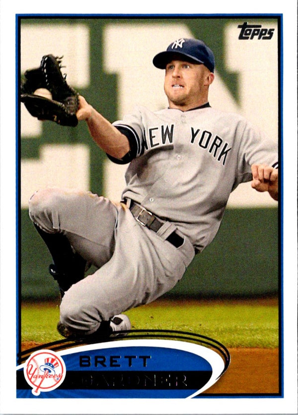 2012 Topps Brett Gardner #635