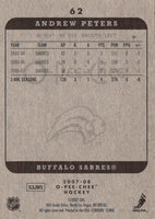 2007 O-Pee-Chee Andrew Peters #62