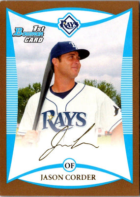 2008 Bowman Draft Picks & Prospects Chrome Jason Corder #BDPP43