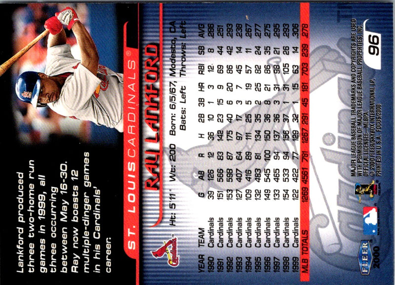 2000 Fleer Focus Ray Lankford