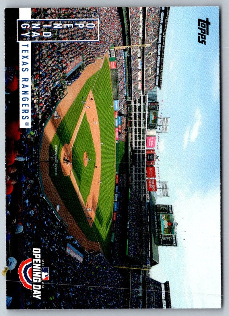 2020 Topps Opening Day Texas Rangers