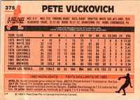 1983 O-Pee-Chee Pete Vuckovich #375