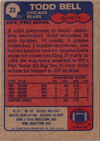 1985 Topps Todd Bell #23 Rookie