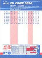 1987 Fleer Update Glossy Ed Vande Berg #U-120