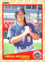 1989 Fleer SuperStars Gregg Jefferies #25