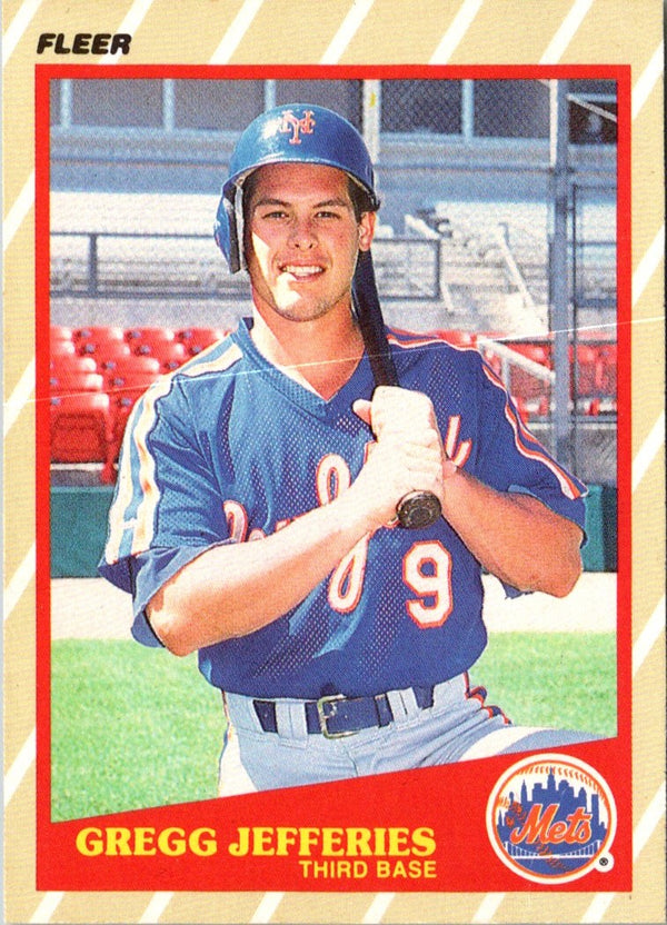 1989 Fleer SuperStars Gregg Jefferies #25