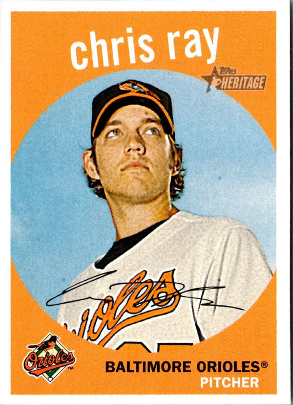 2008 Topps Heritage Black Back Chris Ray #45