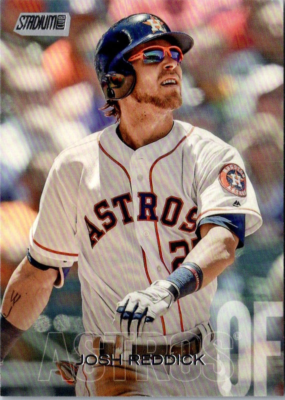 2018 Stadium Club Black Foil Josh Reddick #85