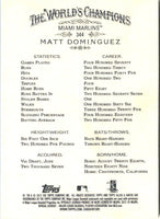 2012 Topps Allen & Ginter Matt Dominguez #344 Rookie