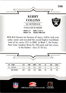 2005 Donruss Throwback Threads Kerry Collins