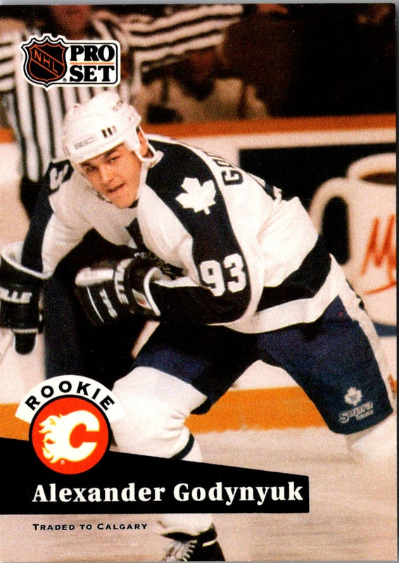 1991 Pro Set French Alexander Godynyuk #563 Rookie