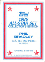1986 Topps Glossy Phil Bradley #54