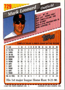 1993 Topps Gold Mark Leonard