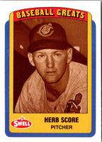 1990 Swell Baseball Greats Herb Score #32