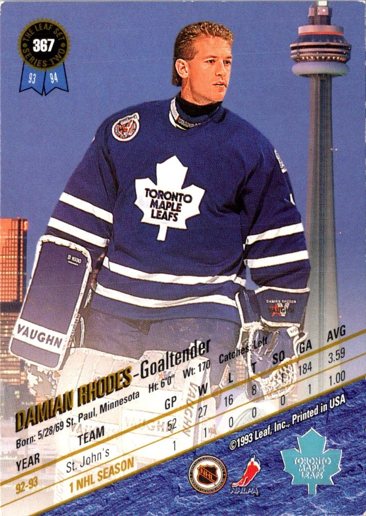 1993 Leaf Damian Rhodes