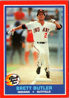 1987 Fleer Hottest Stars Brett Butler #8