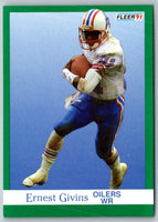 1991 Fleer Ernest Givins #61