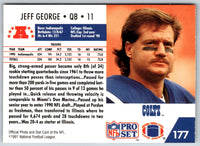 1991 Pro Set Jeff George #177