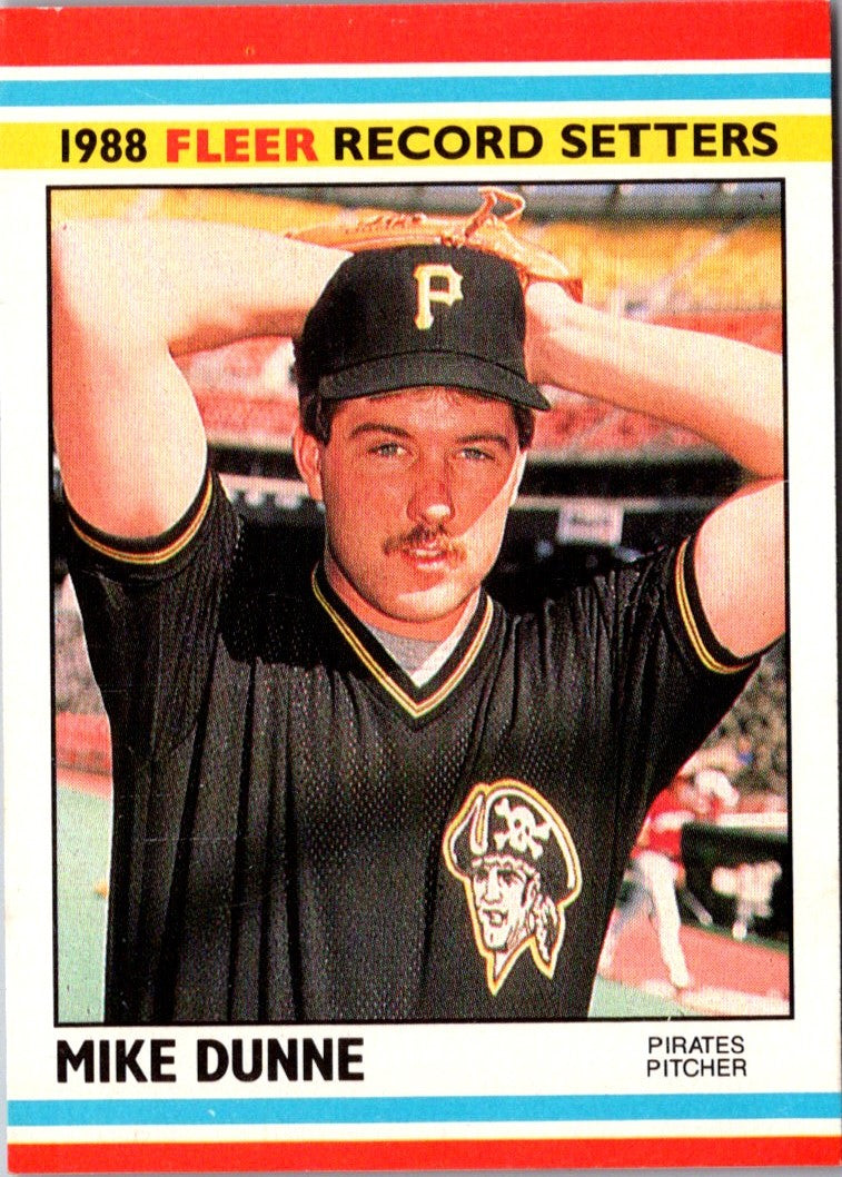 1988 Fleer Record Setters Mike Dunne