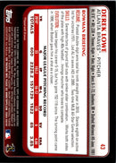 2011 Bowman Derek Lowe